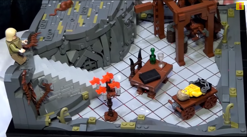 Illustration for article titled Celebrate romance with detailed Lego versions of famous Princess Bride scenes